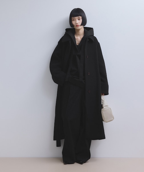 【WEB限定】ベルテッドオーバーサイズロングコート