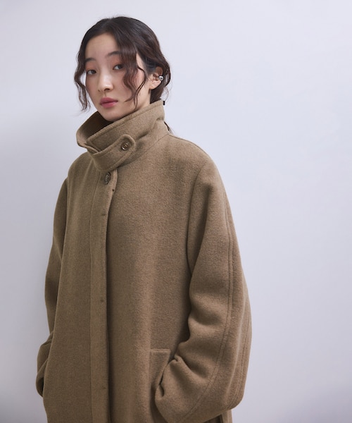 WEB限定】ベルテッドオーバーサイズロングコート｜アダムエロペ