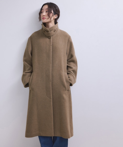 【WEB限定】ベルテッドオーバーサイズロングコート
