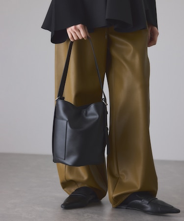 スプリットレザーワンショルダー2WAYミニバッグ