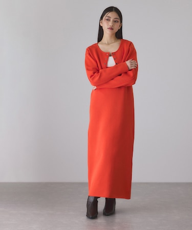 フォルムカーディガンセットワンピース