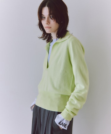 カシミヤポロニット