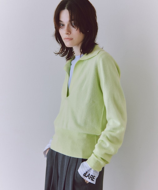 カシミヤポロニット