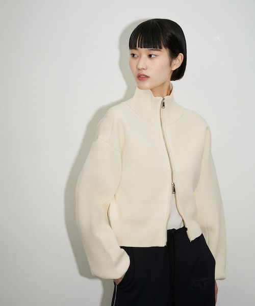 【アダムエロペ】ショートジャカードドライバーズニット WEB限定】ショートジャカードドライバーズニット｜アダムエロペの通販