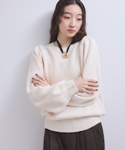 【WEB限定】ショルダータックニットプルオーバー