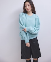 【WEB限定】ショルダータックニットプルオーバー