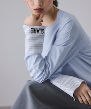 シャツカフスロングスリーブTシャツ