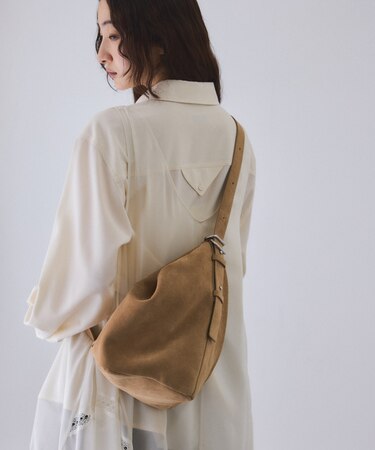 スプリットレザーワンショルダー2WAYバッグ