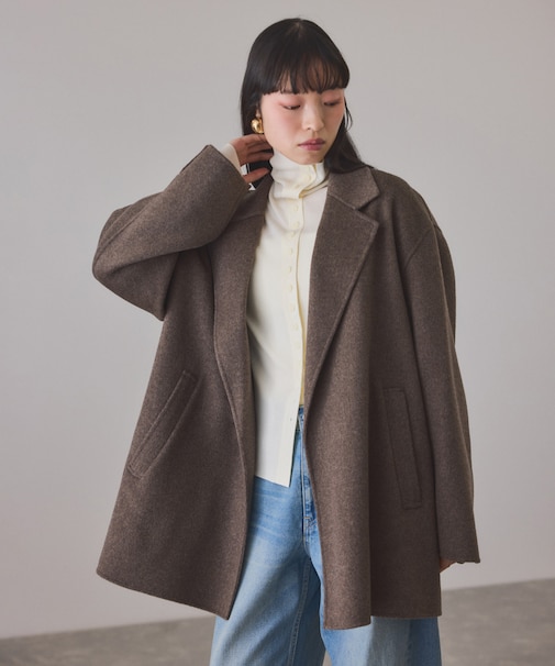 Super120’sリバージャケットコート