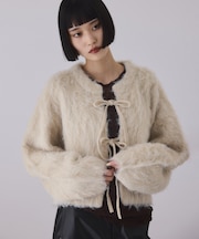 アルパカフラッフィーカーディガン