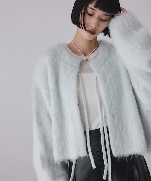 アルパカフラッフィーカーディガン