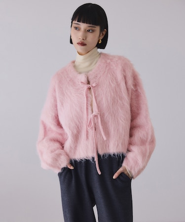 アルパカフラッフィーカーディガン