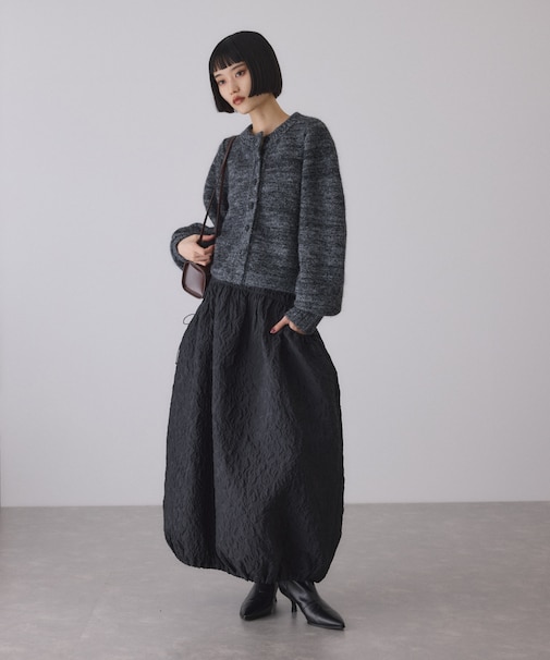 ジャガードギャザースカート