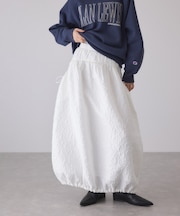 ジャガードギャザースカート