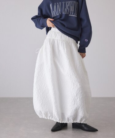 ジャガードギャザースカート