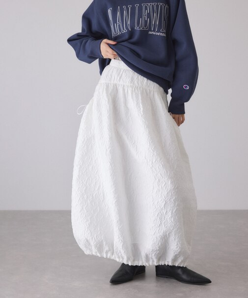 ジャガードギャザースカート