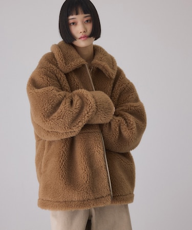 スウィッチングボアブルゾン