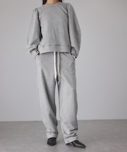 ウールミックスコクーンイージーパンツ