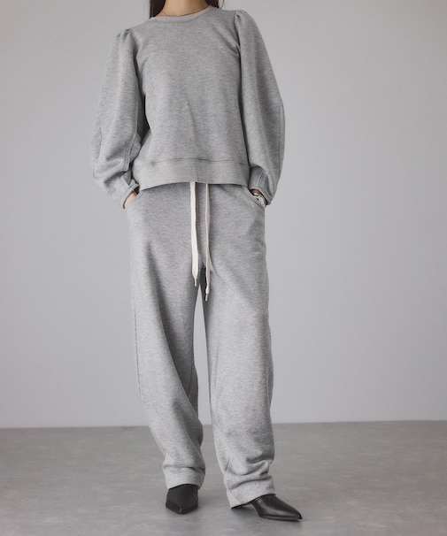 ウールミックスコクーンイージーパンツ