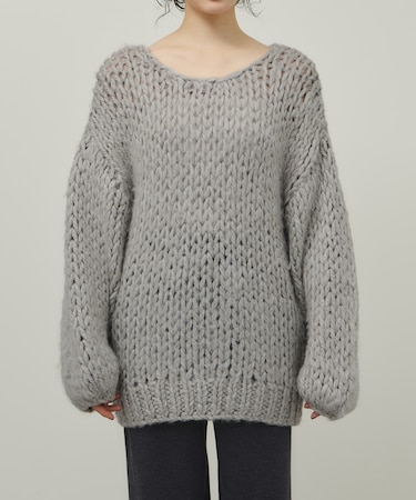 【EMOELLE】ローゲージニットプルオーバー