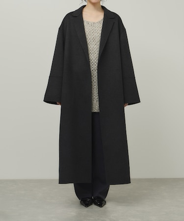 【EMOELLE】Colombo カシミヤブレンドリバーコート