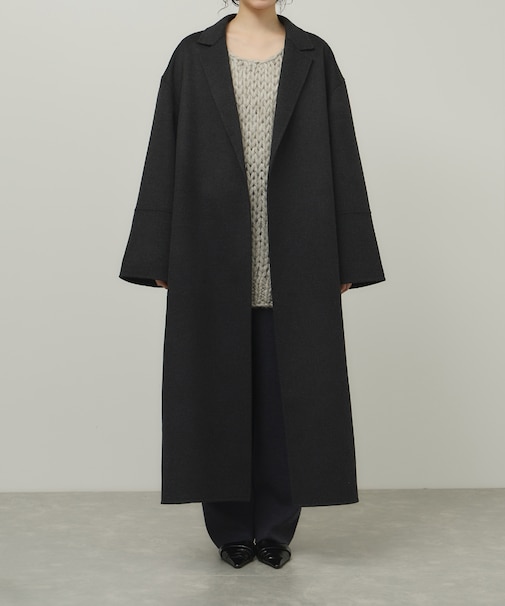 【EMOELLE】Colombo カシミヤブレンドリバーコート