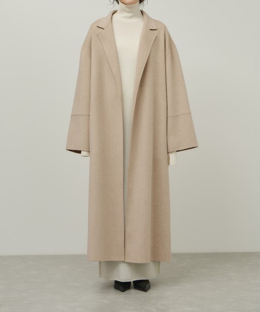 【EMOELLE】Colombo カシミヤブレンドリバーコート