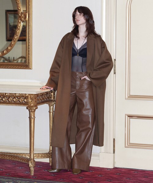 EMOELLE】Colombo カシミヤブレンドリバーコート｜アダムエロペの通販