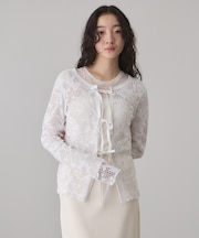 2WAYホールジャガードトップス