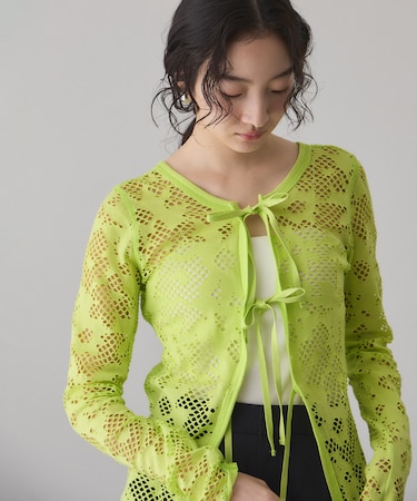 2WAYホールジャガードトップス