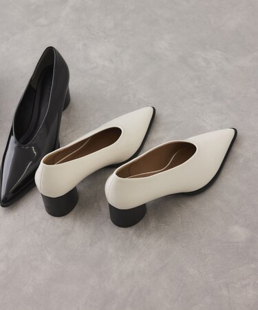 ポインテッドトゥパンプス