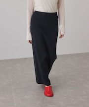 【サステナブル】ニットストレートスカート