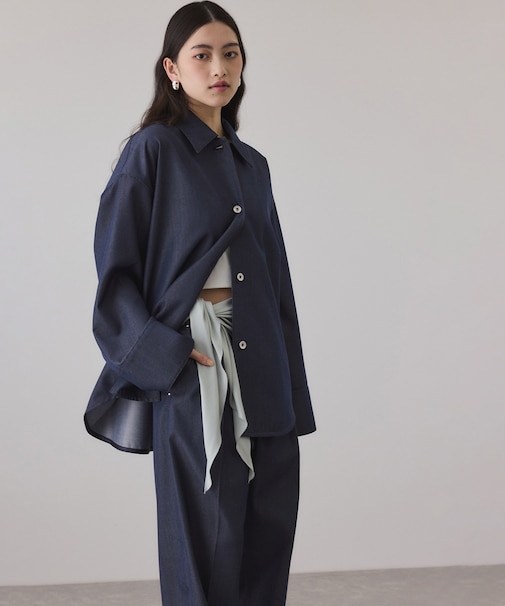 NIKKE TW DENIM SHIRT JACKET