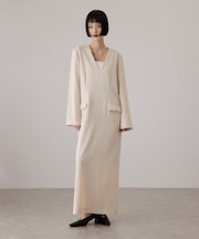 【サステナブル】スリットスリーブワンピース