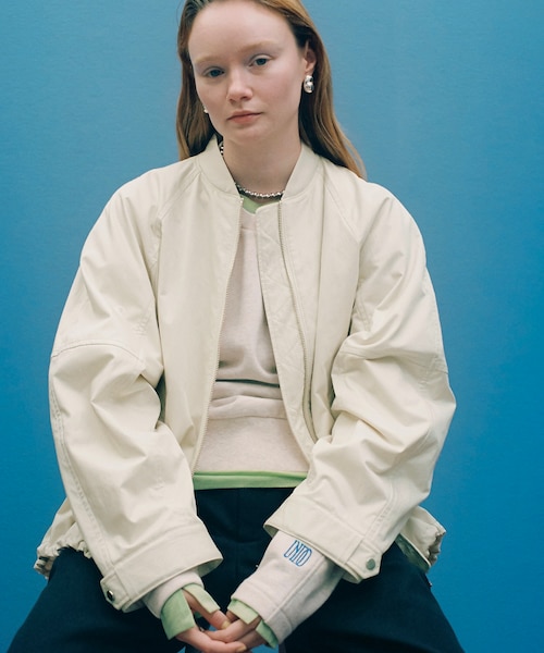 未使用Adam et Rope femme 軽量撥水ブルゾン ADAM ET ROPÉ FEMME(アダム エ ロペ ファム) / 撥水シアーブルゾン