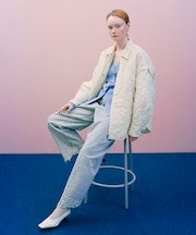 2WAYキルティングシャツジャケット