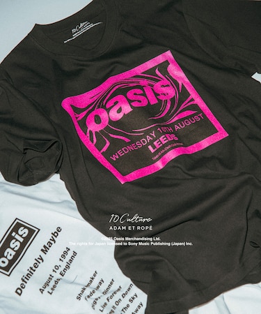 【oasis 10Culture / ADAM ET ROPE'】Tour Poster Design TSH