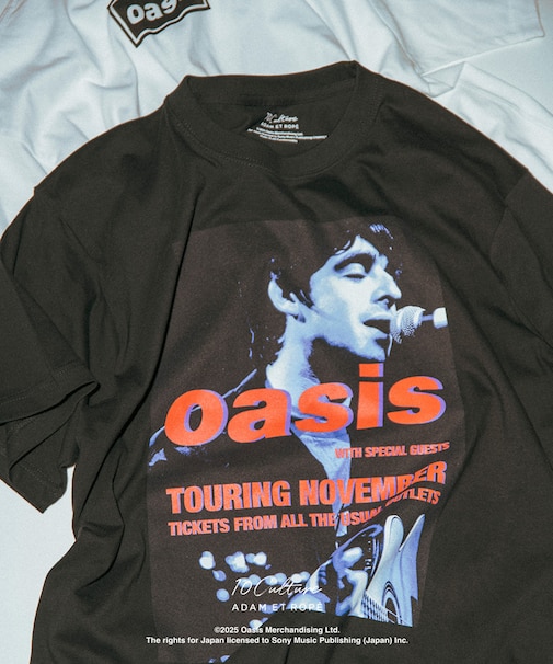 【oasis　10Culture / ADAM ET ROPE'】Tour Poster Design TSH