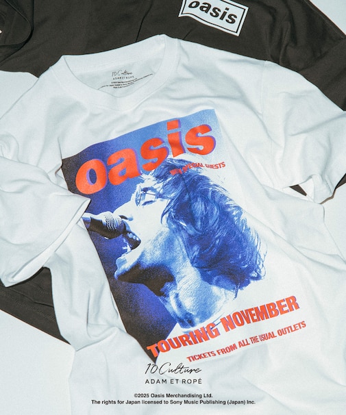 【oasis　10Culture / ADAM ET ROPE'】Tour Poster Design TSH