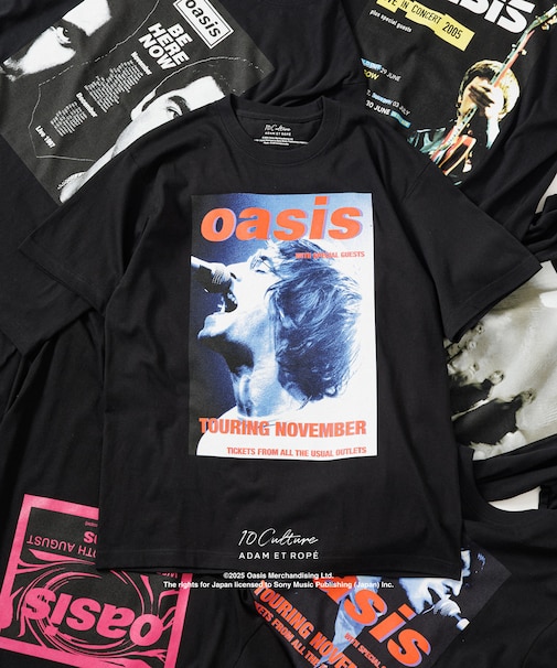 【oasis 10Culture / ADAM ET ROPE'】Tour Poster Design TSH