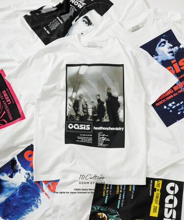 【oasis　10Culture / ADAM ET ROPE'】Tour Poster Design TSH