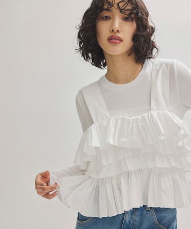 フリルベストセットロンT