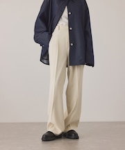 センタープレスストレートパンツ/UVカット