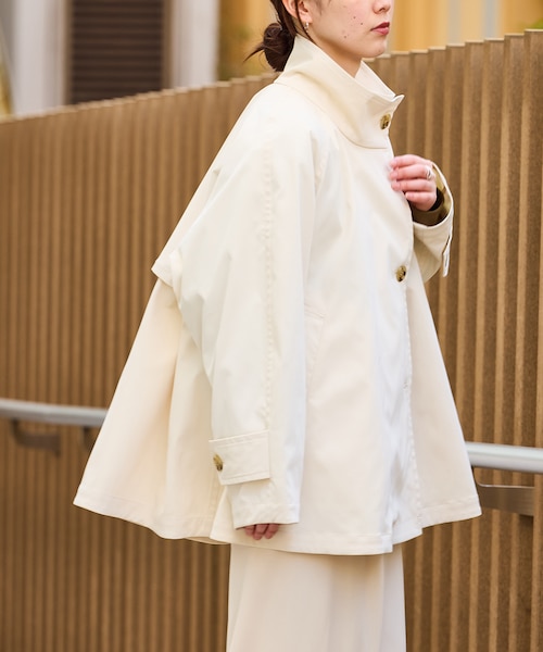 ADAM ET ROPÉ FEMME フレアーミドルトレンチコート フレアーミドルトレンチコート｜アダムエロペの通販｜&mall（アンド