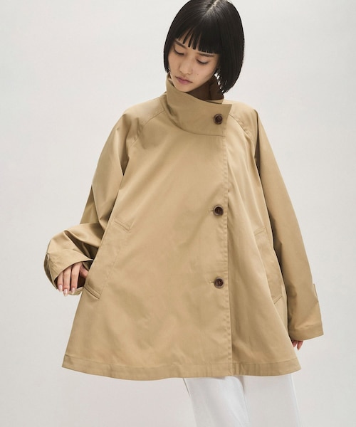 ADAM ET ROPÉ FEMME フレアーミドルトレンチコート フレアーミドルトレンチコート｜アダムエロペの通販｜&mall（アンド