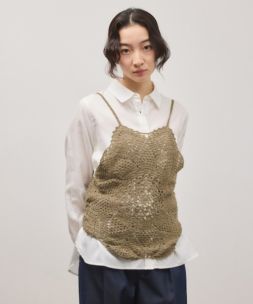 クロシェニットビスチェ｜アダムエロペの通販｜&mall（アンドモール