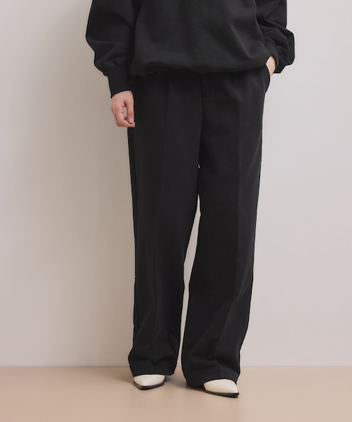 【WEB限定】スウェットワイドスラックス