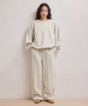 【WEB限定】スウェットワイドスラックス