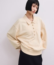 【WEB限定】ポロ襟フォルムプルオーバー