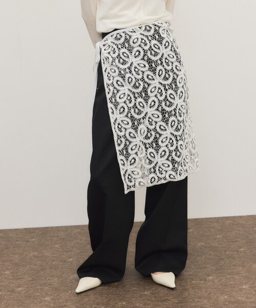 vintage stock lace scarf アダムエロペ　【美品】 vintage stock lace scarf｜アダムエロペの通販｜&mall（アンドモール
